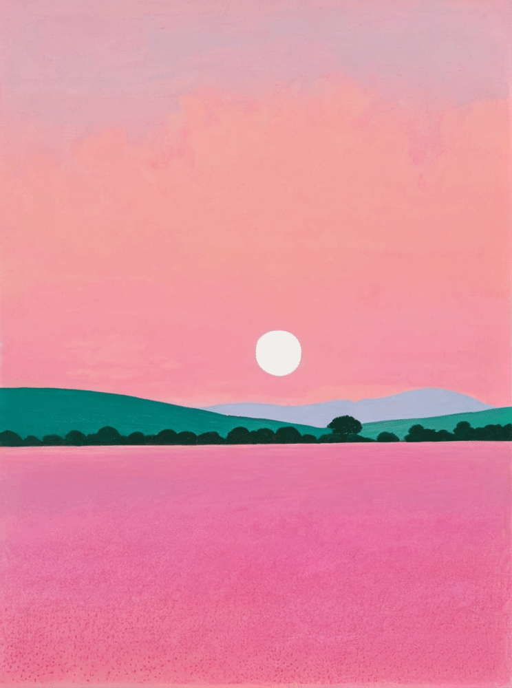 Affiche « L’horizon rose » - Alvin & Norman Studio