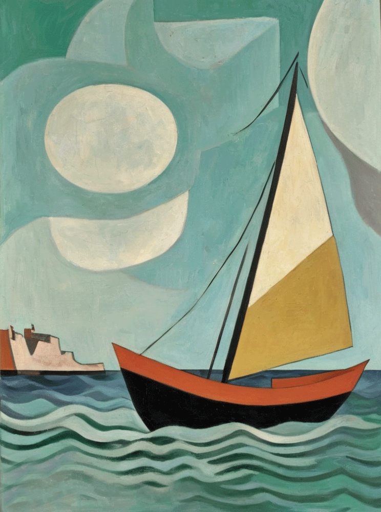 Affiche « La voile ocre » - Alvin & Norman Studio