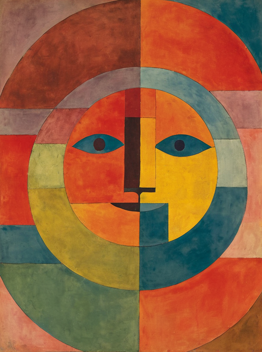 Affiche « Visage solaire » - Alvin & Norman Studio