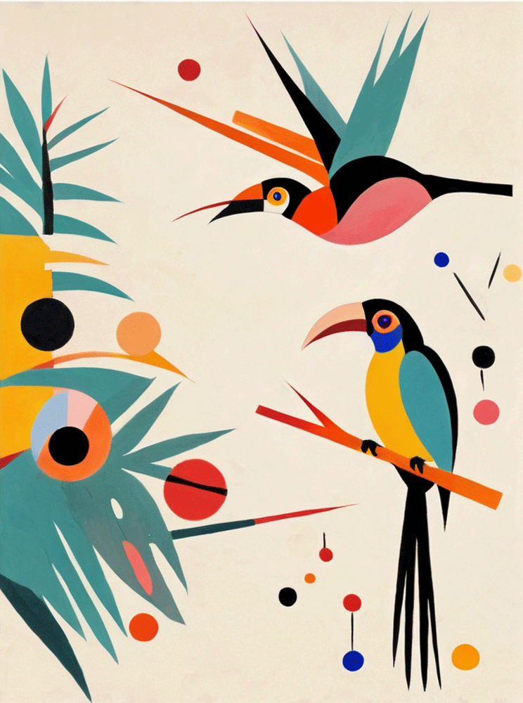 Affiche « Le vol tropical » - Alvin & Norman Studio