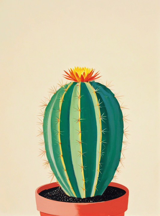 Affiche « Floraison piquante » - Alvin & Norman Studio