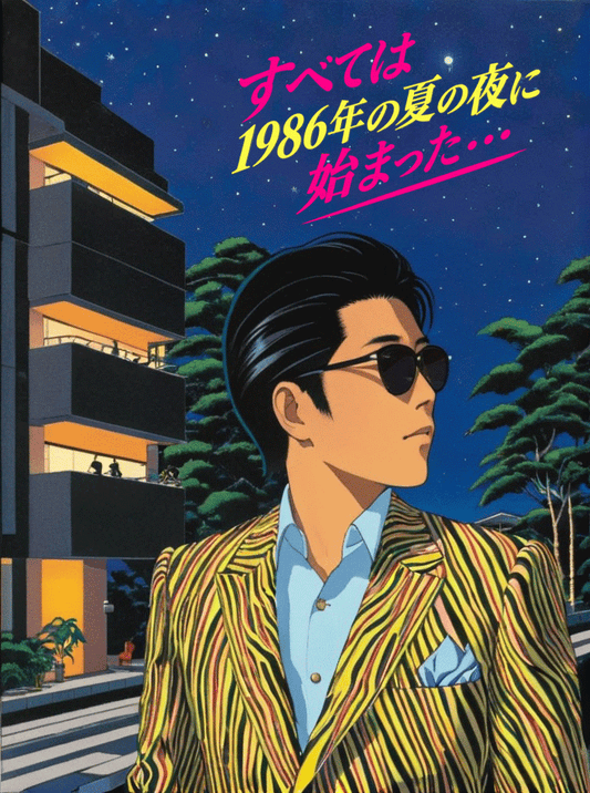 Affiche « La nuit de 1986 » - Alvin & Norman Studio