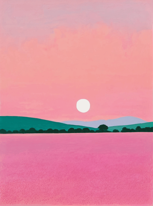 Affiche « L’horizon rose » - Alvin & Norman Studio