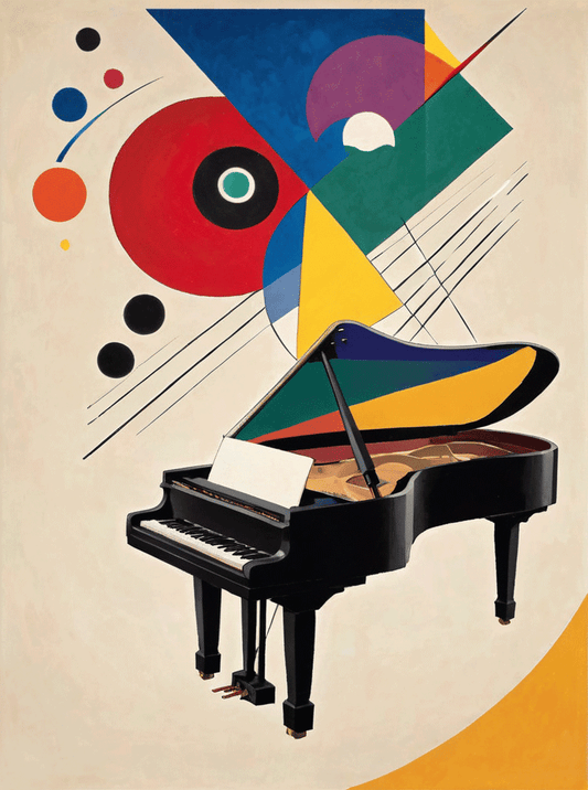 Affiche «Piano en orbite» - Alvin & Norman Studio