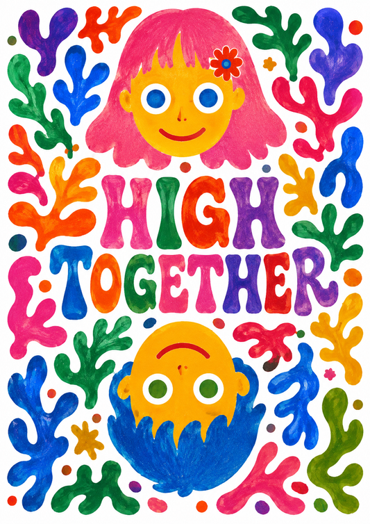 Affiche High Together - Alvin & Norman Studio