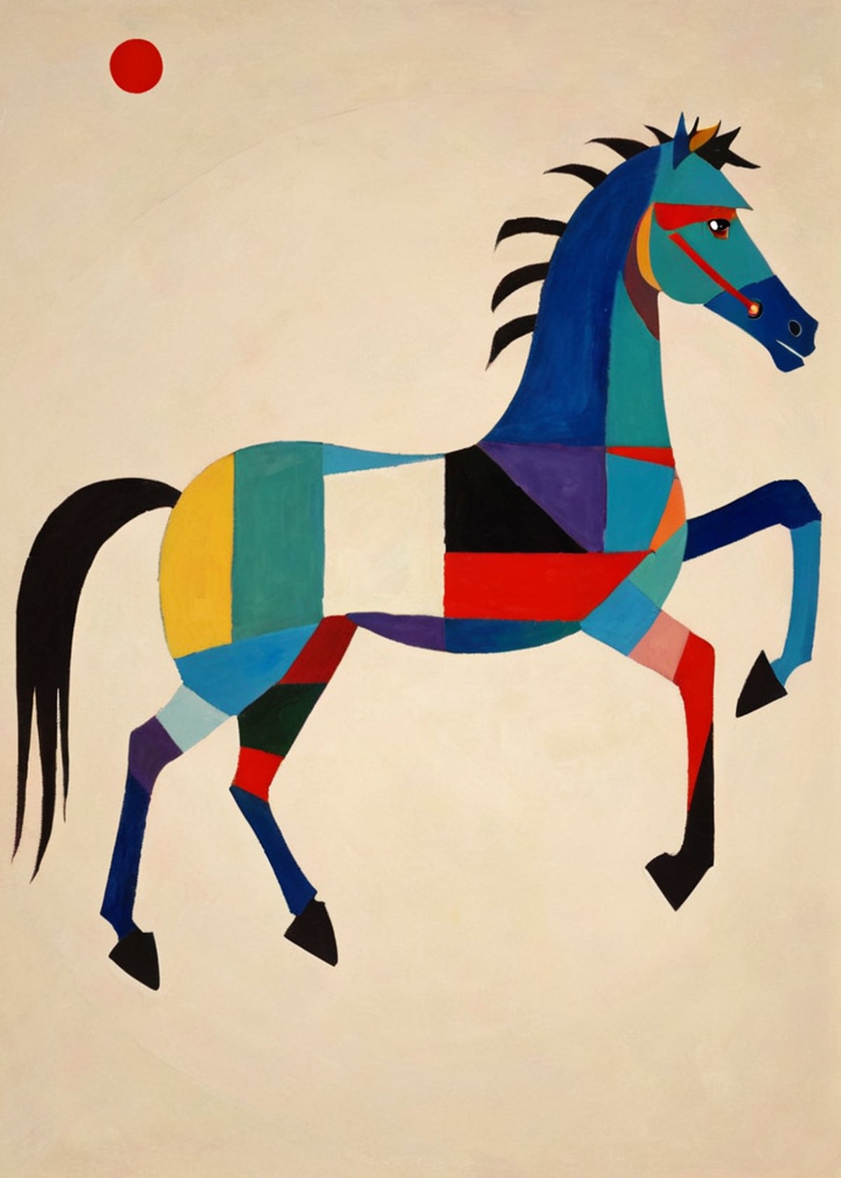 Affiche « Cavalcade chromatique » - Alvin & Norman Studio