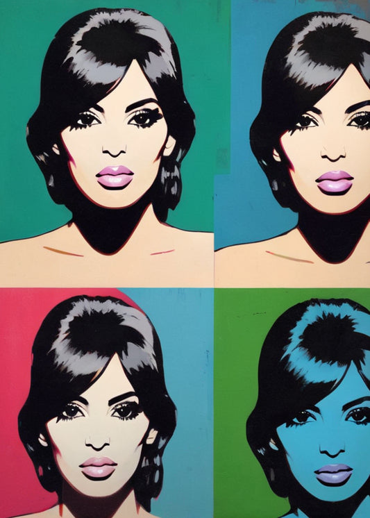 Affiche « Pop Faces » - Alvin & Norman Studio