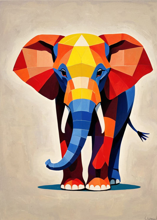 Affiche « Pachyderme pop » - Alvin & Norman Studio