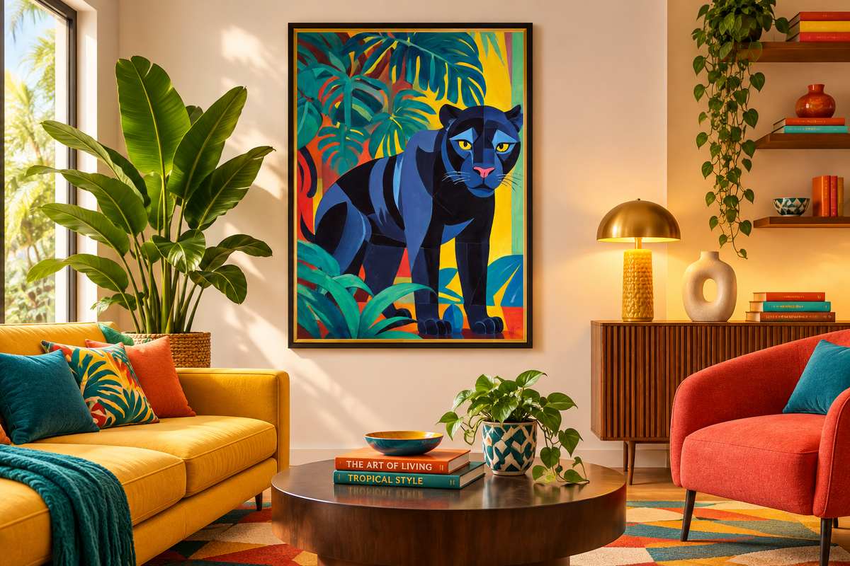 Affiche "Polygon Panther"