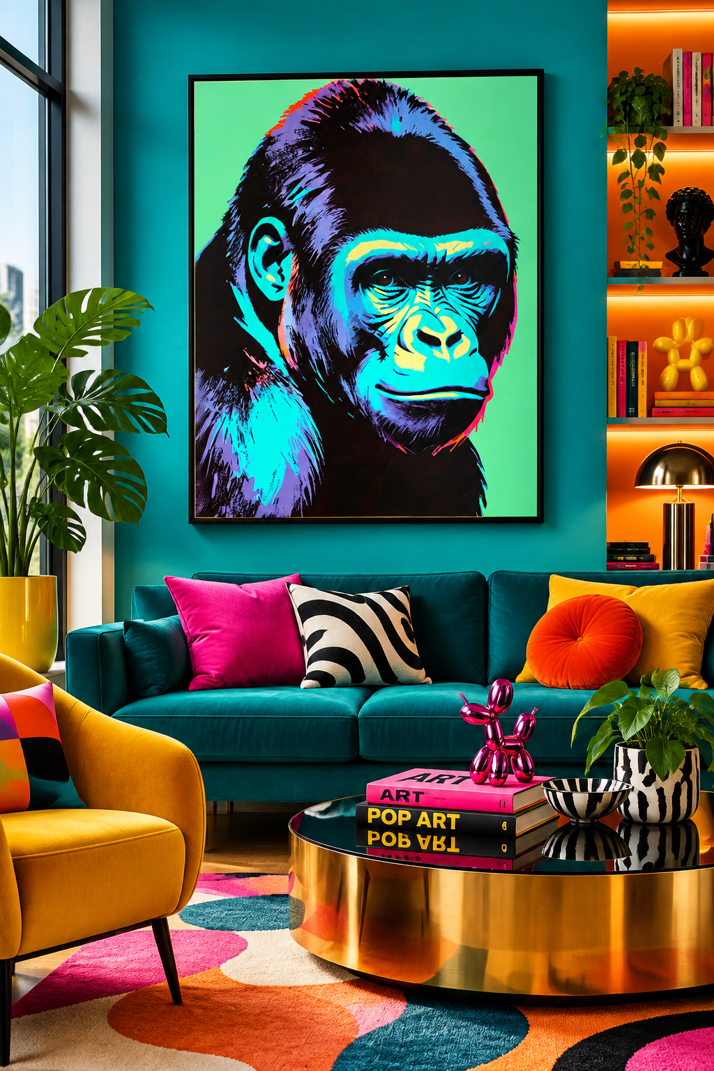 Affiche "Pop Gorilla"