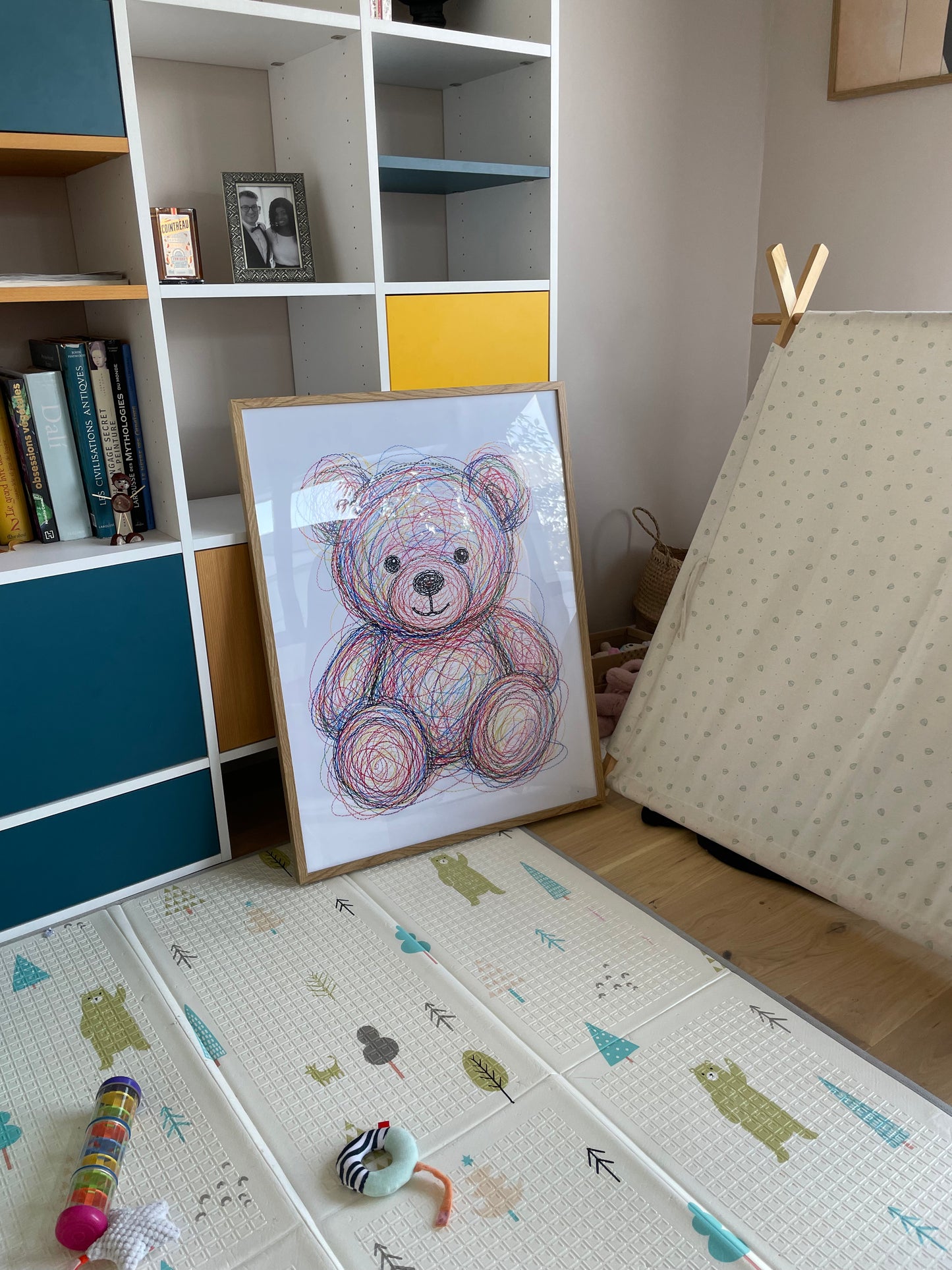 Affiche "L’Ourson Gribouillis"