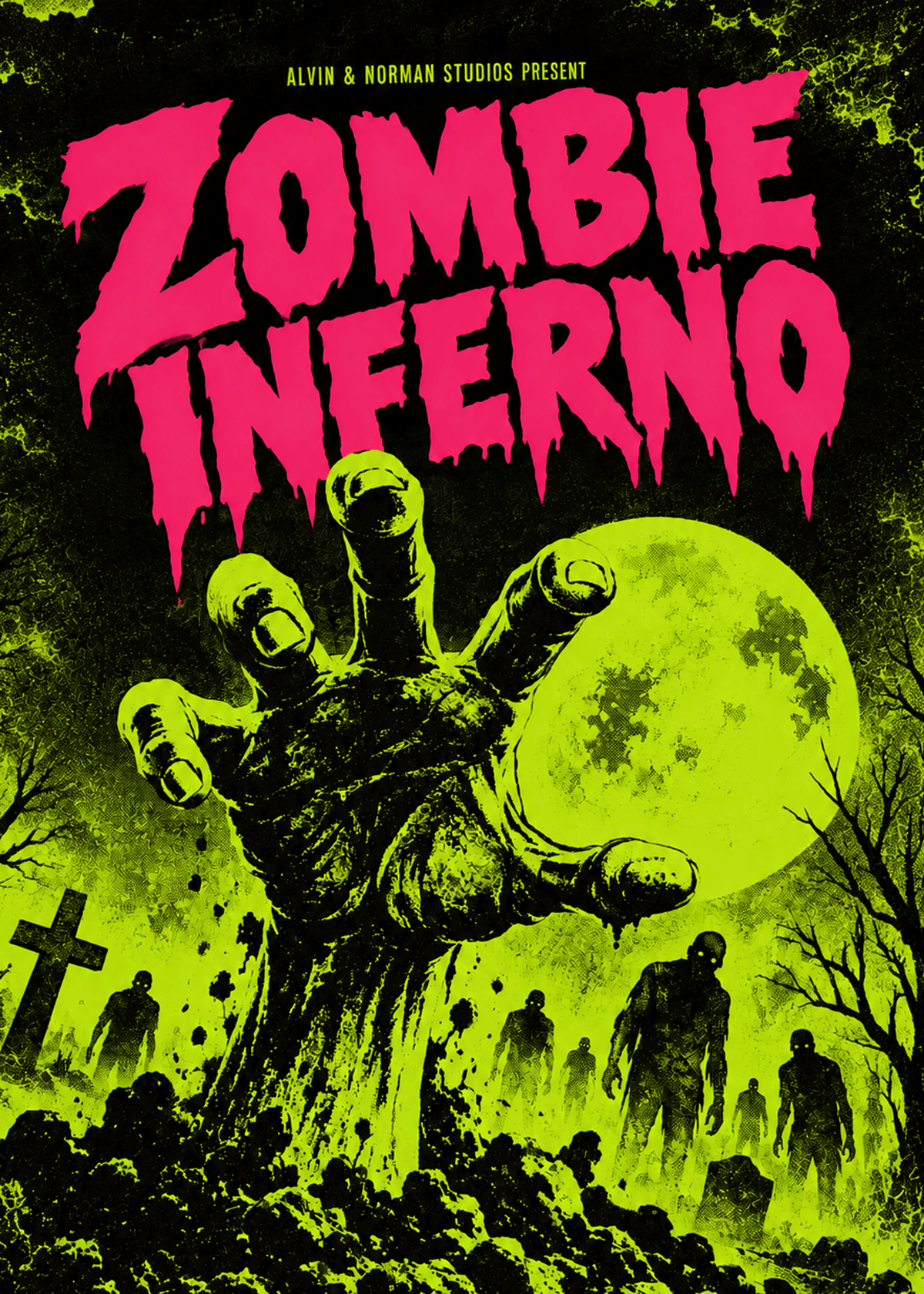 Affiche « Zombie Inferno »